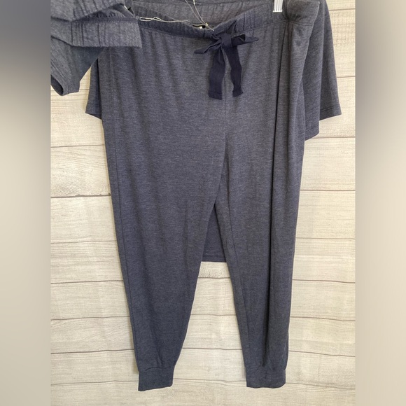 Felina | Ladies 3-Piece PJ Set Heather Blue - Picture 3 of 5